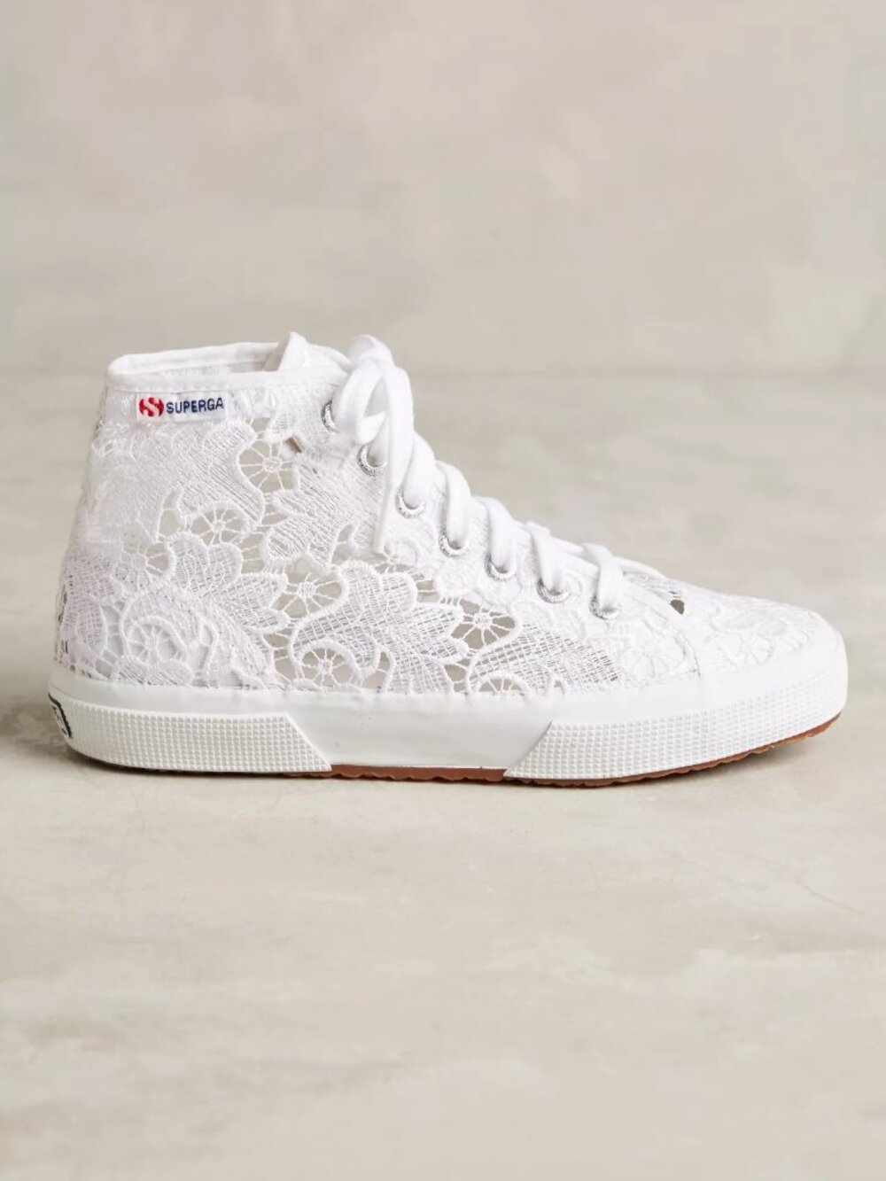 Superga Lace Macrame High-Tops